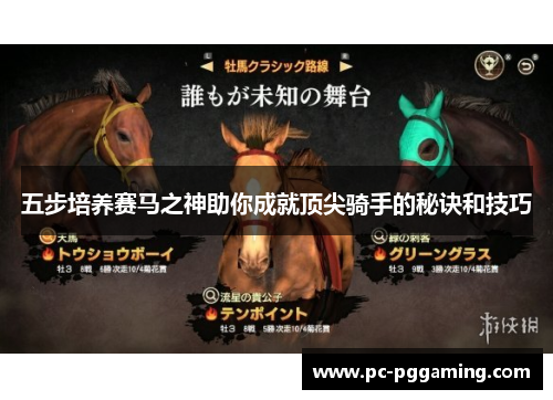 五步培养赛马之神助你成就顶尖骑手的秘诀和技巧