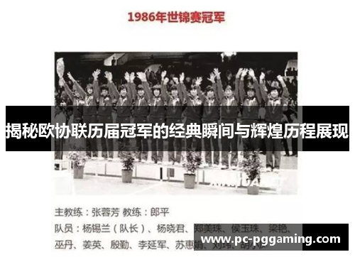 揭秘欧协联历届冠军的经典瞬间与辉煌历程展现